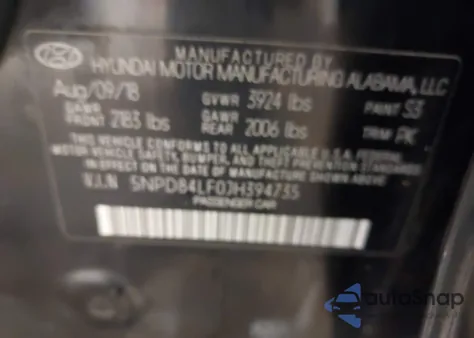 2018 Hyundai Elantra Value Edition from USA, damaged, VIN 5NPD84LF0JH394735